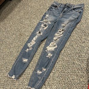 American eagle Stretch jeans size 0 regular (mom jean)
